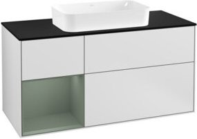 V&B Waschtischunterschrank Finion in Weiß lackiert, Breite: 120 cm, Tiefe: 50,1 cm, Höhe: 50,1 cm - Bild 1