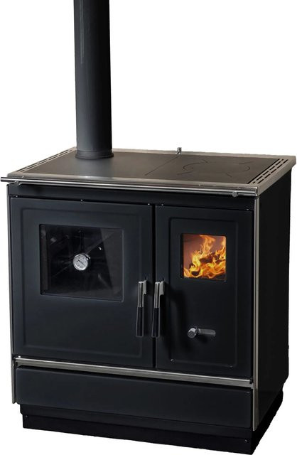 Haas+Sohn Herd HSH 81 mit Backfach links in Schwarz, 7,4 kW - Bild 1