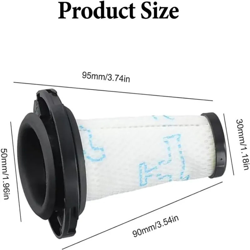 Wiederverwendbarer HEPA-Vorfilter für Rowenta X-Force Flex 9.60 Aqua Allergy Animal und X-Nano, weiß, Kunststoff, passend für ZR009010 - Bild 3