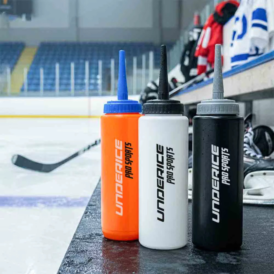 UICE Sportwasserflasche für Hockey in Orange, 1000 ml, BPA-frei - Bild 2