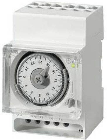 Siemens 7LF5300-5 Synchron-Schaltuhr analog in Weiß 230 V/AC mechanisch - Bild 1