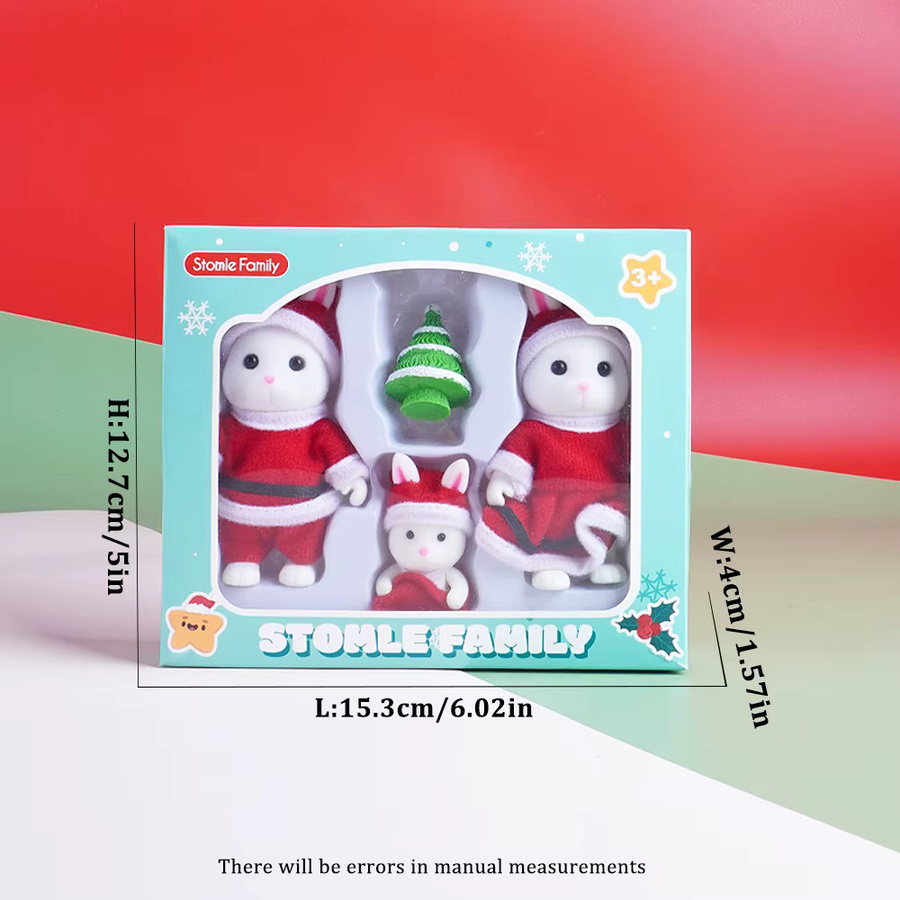 MSFTOYS Schaf Tierfamilie, Modell Ornament, 1:12, ab 3 Jahren - Bild 1