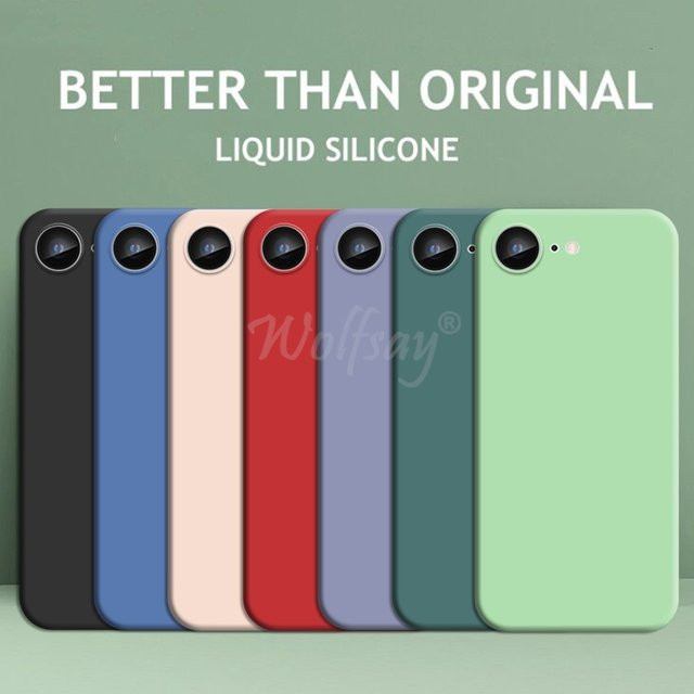 Wolfsay Flüssigsilikon Schutzhülle für iPhone 16e, iPhone 17e und iPhone SE 4 in Purple - Bild 1