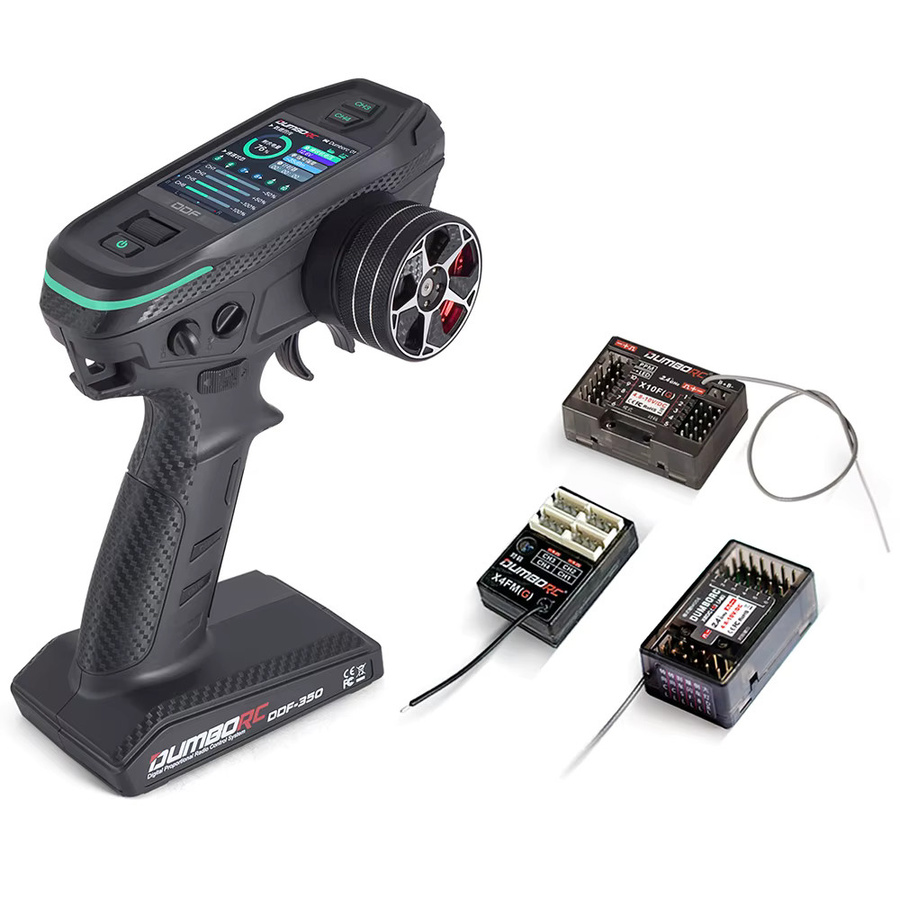 DUMBORC DDF-350 Sender mit Empfänger, 2,4G 10CH Digital Radio Fernbedienung - Bild 2