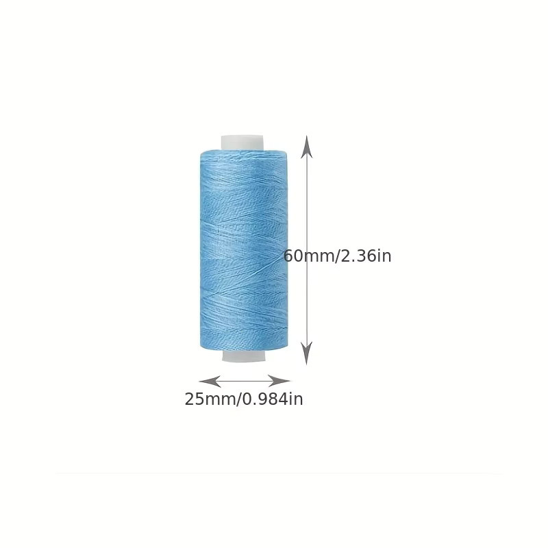 10er Packung Polyester-Nähgarn in verschiedenen Farben für DIY-Nähen und Sticken - Bild 3