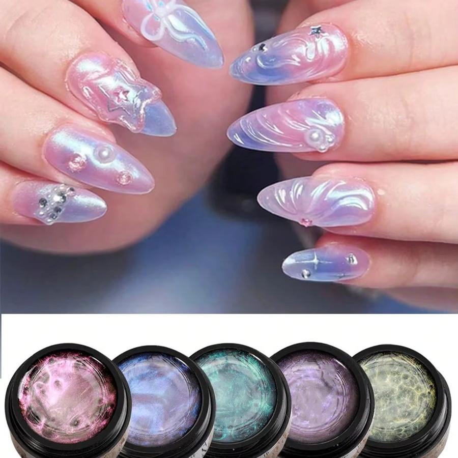 SJP Nageltips Gel, 5 ml, schimmernd - Bild 4