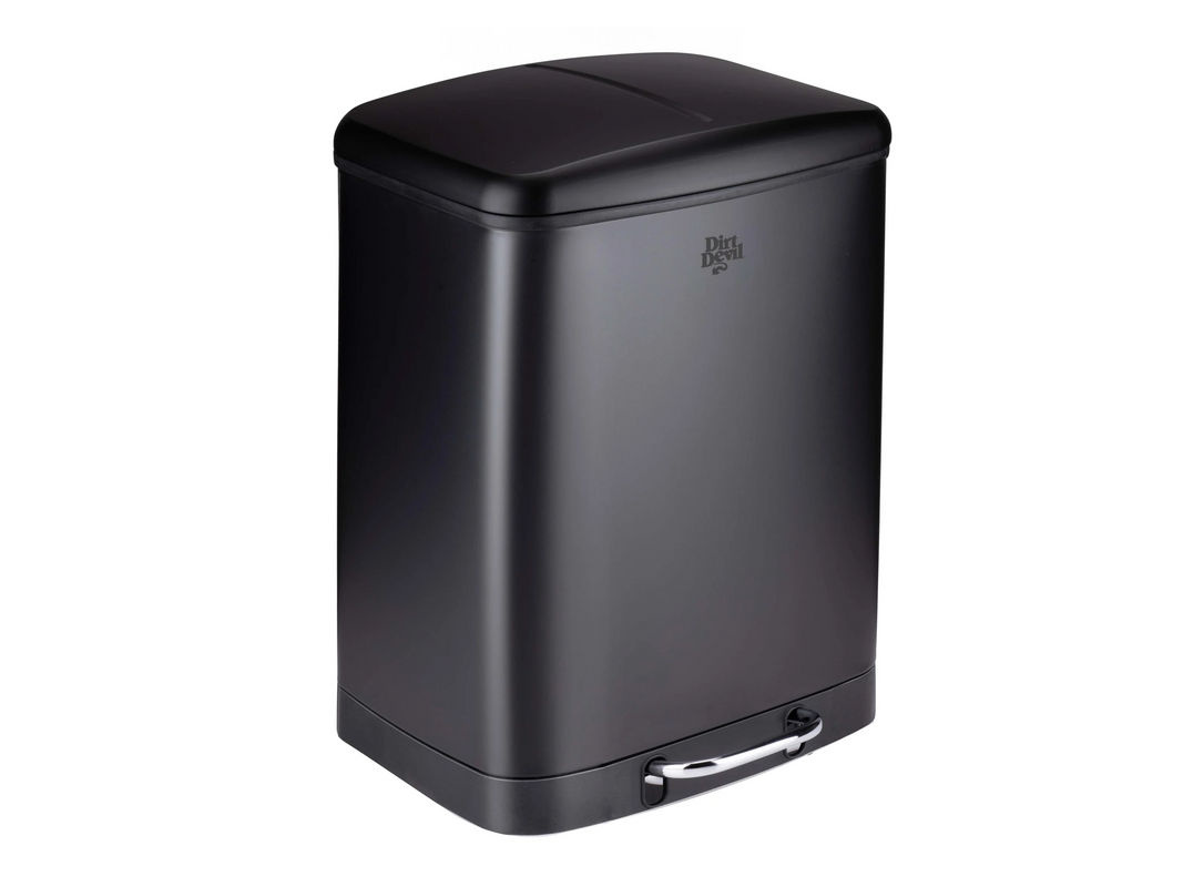 Dirt Devil Treteimer mit Soft-Close in Schwarz, 2 x 12 L, B/H/T: 37,5 x 51,3 x 34,8 cm - Bild 2