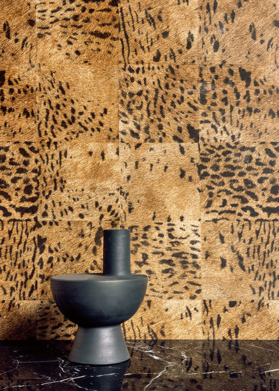 Élitis Tapete Panthere VP 653 07 in Braun mit Animal Print Design aus Vlies und Vinyl - Bild 3