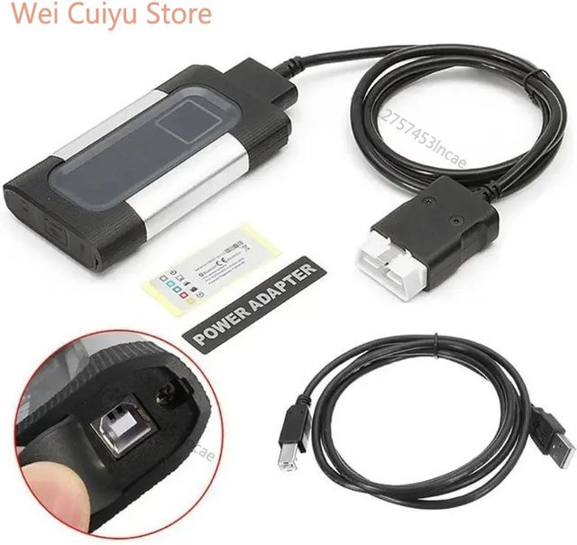 Autocom CDP Pro DS150E OBD2 Scanner Diagnosegerät für PKW und LKW mit USB und Bluetooth in Schwarz - Bild 1