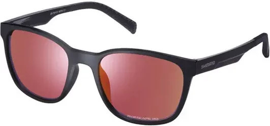 Shimano Tokyo 3 Sonnenbrille, Vollrand, rectangular, red, black, Unisex, Kunststoff - Bild 1