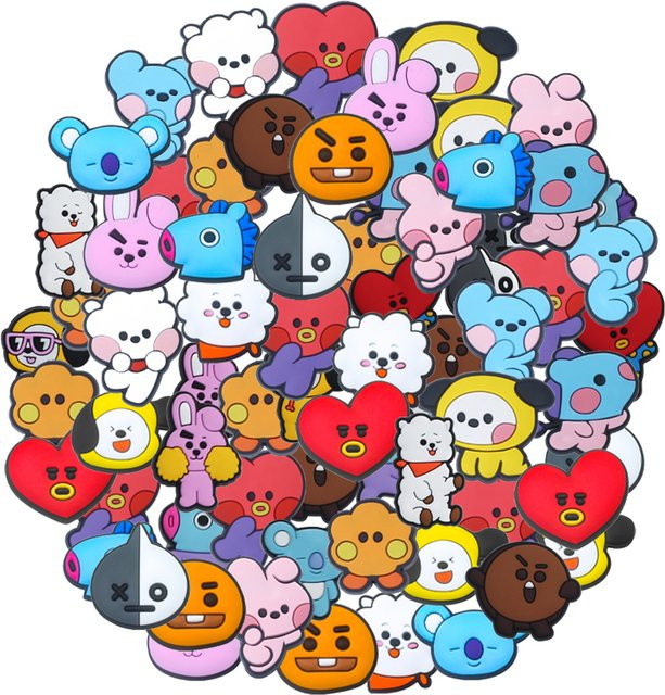Pop-Cartoon-Schuh-Charms aus PVC, Kinder - Bild 1