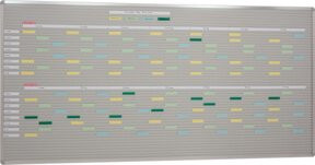 Eichner VISIPLAN Plantafel aus Kunststoff in Grau, B: 200 cm, H: 94 cm - Bild 1
