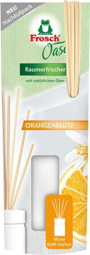 Frosch Oase Raumerfrischer Orangenblüte Nachfüllung Duftsachet 90 ml - Bild 1