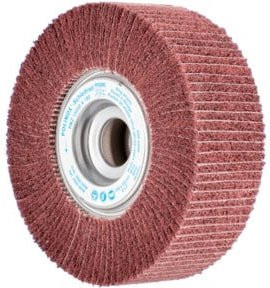 PFERD TOOLS POLINOX Vlies-Schleifrad PNZ Rot Durchmesser: 150 mm, Breite: 50 mm, Bohrung-Ø: 25,4 mm A180 für Feinschliff und Finish - Bild 1