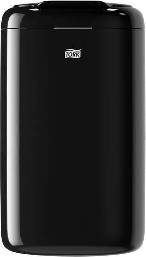 Tork Elevation 564008 Mülleimer mit Soft-Close Funktion aus Kunststoff in Schwarz - Bild 1