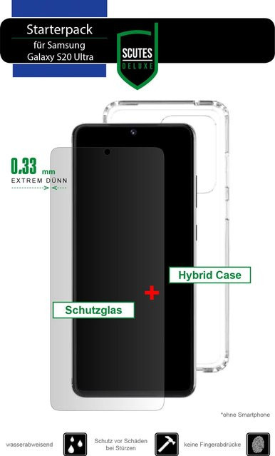 Samsung Starterpack S20 Ultra Handyhülle für Android, transparent - Bild 1