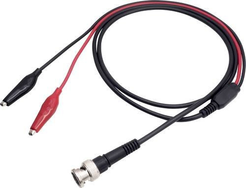 Voltcraft MSC-100 BNC-Messleitung Schwarz Rot Länge: 114 cm - Bild 1