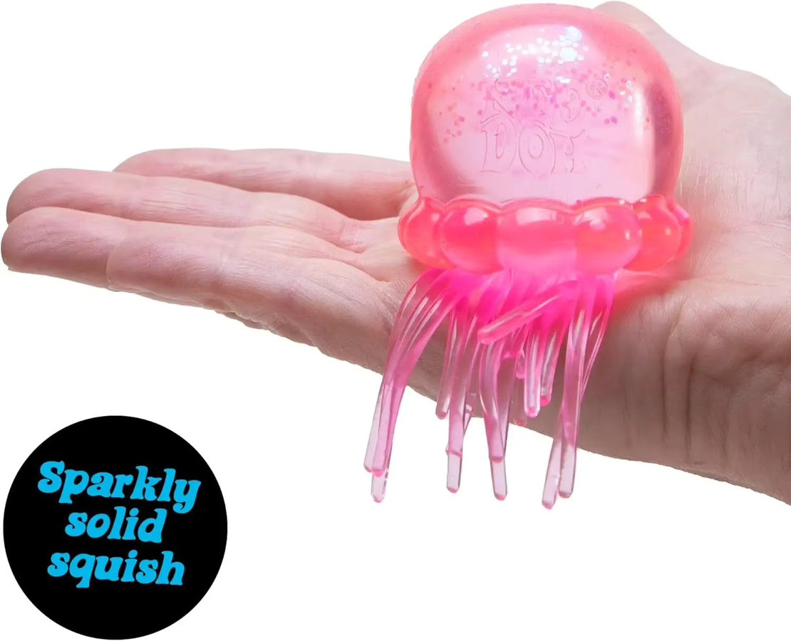 Needoh Fuzz Ball Quallen-Quetschfigur, Blind Box, ab 3 Jahren - Bild 1