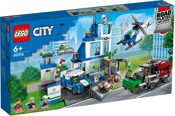 LEGO City Polizeistation Konstruktionsspielzeug ab 6 Jahren