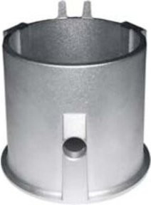 Siteco Reduzierstück roh Zopf Silber Aluminium 60mm 5LA52201XR - Bild 1