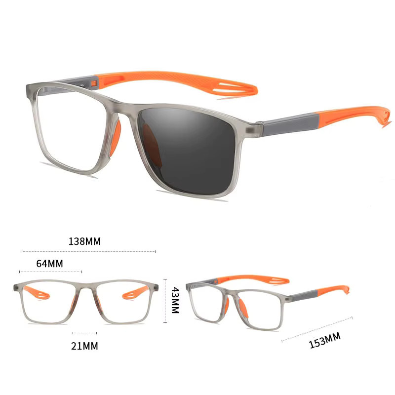 DIXSG Sportsonnenbrille, Unisex, Vollrand, Kunststoff, Farbwechsel - Bild 2