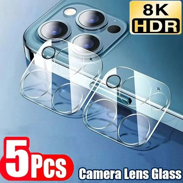 Transparenter Kameraobjektivschutz aus Glas für Apple iPhone 16 15 14 13 Pro Max Plus und 13 Mini - Bild 1