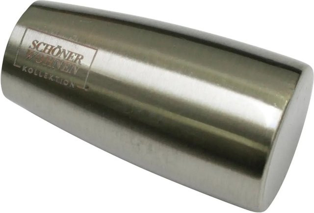 Schöner Wohnen Endstück Konus Leon für Gardinenstange Ø 20 mm Edelstahl Silber, 2 Stück - Bild 1