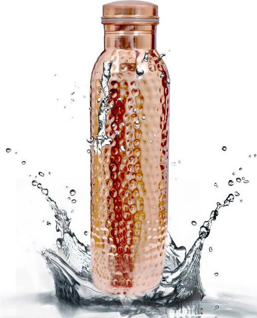 Kupferflasche MYINDIA in Gold, 1000 ml - Bild 1