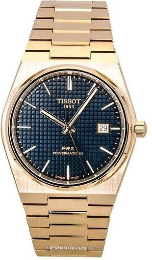 Tissot Armbanduhr Edelstahl, Automatik, Blau, Herren - Bild 1