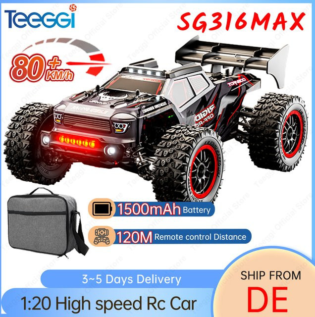 ZLL SG316 MAX, Hochgeschwindigkeits-RC-Auto, 1:16, ferngesteuert, 4WD, Offroad-Drift - Bild 1