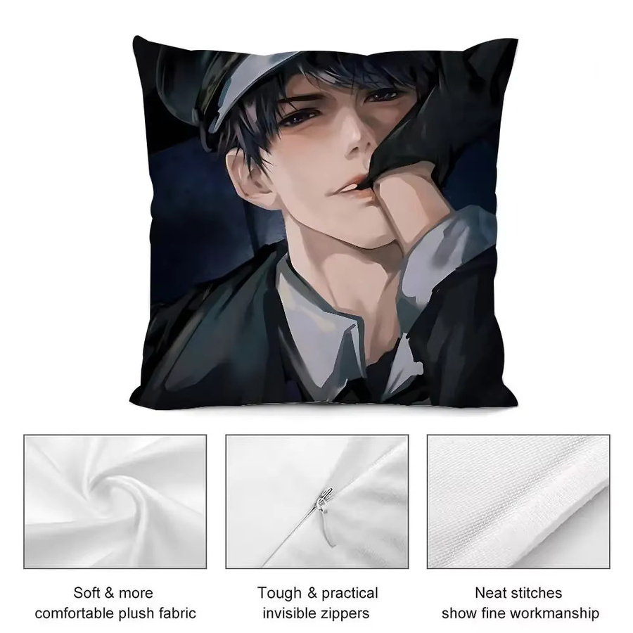 Caleb Love And Deep Space Kissenbezug aus weichem Polyester für Sofa und Auto - Bild 5