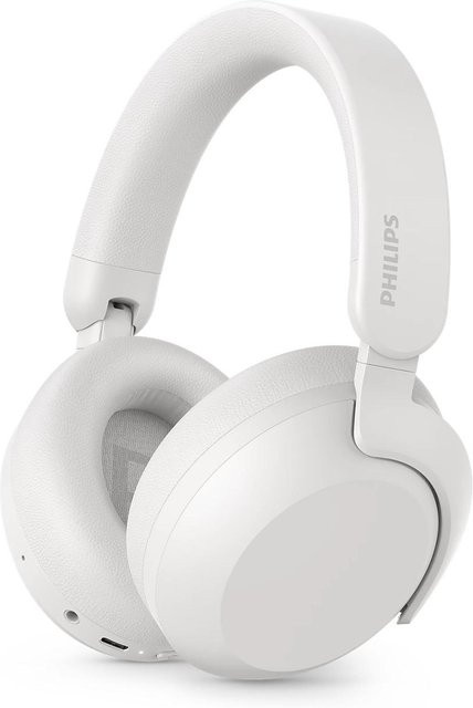 Philips TWS OE Over-Ear Kopfhörer in Weiß mit Bluetooth und USB-C Anschluss - Bild 1