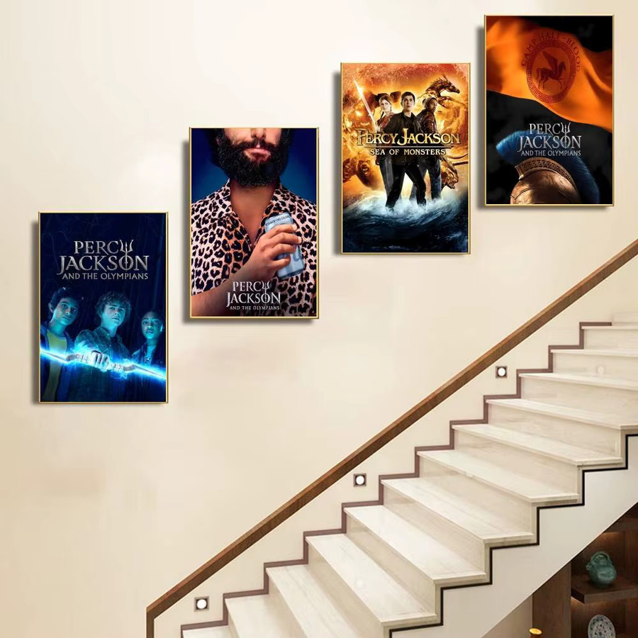 Wasserfestes Wandkunst-Poster Percy Jackson Olympian Motiv als Aufkleber in Mehrfarbig für Wohnzimmer und Bar - Bild 6
