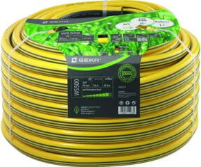 GEKA plus Wasserschlauch WS500 aus PVC in Schwarz und Hellblau, Durchmesser: 19 mm, Länge: 50 m - Bild 1