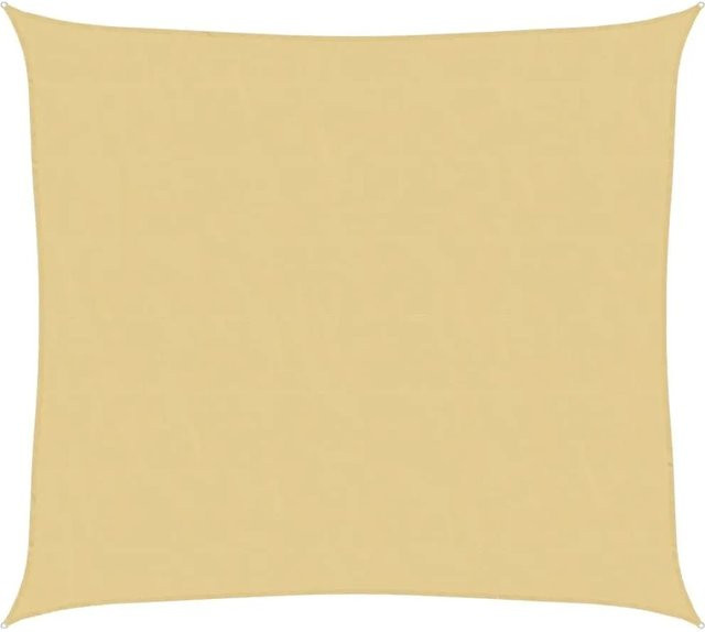 Furnicato Sonnensegel rechteckig aus Polyester-Oxford in Sandfarbe, B x T: 3 x 25 m - Bild 1