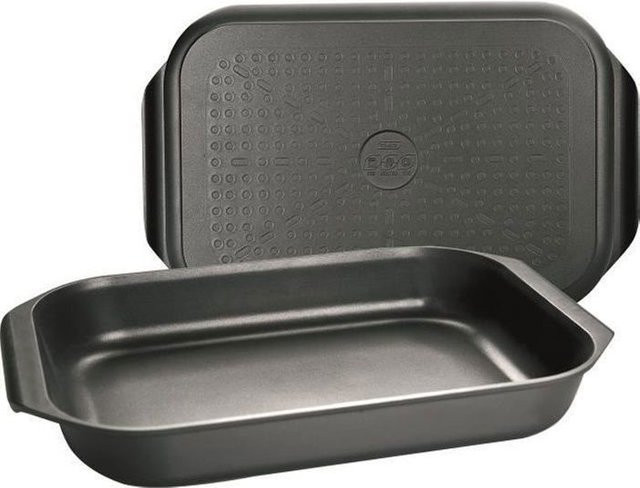 Ibili Backform und Grill aus Aluminiumguss in Schwarz mit Antihaftbeschichtung B: 40 cm, T: 26 cm - Bild 1