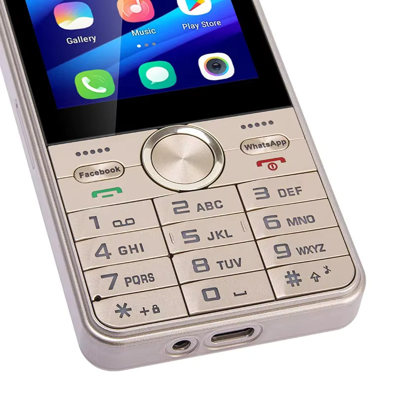UNIWA HOPE XS17 4G Smartphone mit Tastatur, Android 8.1, 3,5 Zoll Touchscreen, 2GB RAM, 16GB Speicher, Gold - Bild 4