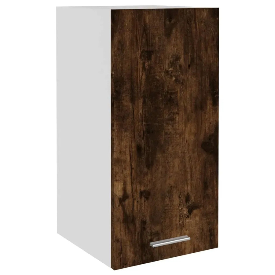 vidaXL Hängeschrank Räuchereiche in Braun mit Glasfront und internen Regalen, B/T/H: 29,5 x 31,0 x 60,0 cm - Bild 2