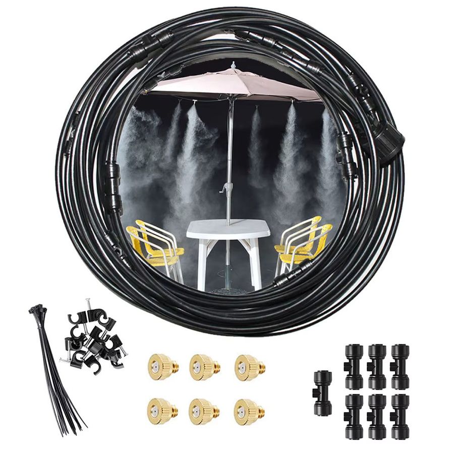 Pengliu Wasser Nebel Sprayer System für Garten und Outdoor in Weiß - Bild 3
