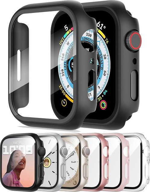 RMUTANE Displayschutzfolie gehärtetes Glas, Gehäuse für Apple Watch - Bild 1