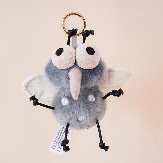 Yiran toy Cartoon-Insekten-Serie Plüschtiere, Libelle Schmetterling Mücken Zikade Nachtfalter, 10-17 cm - Bild 1