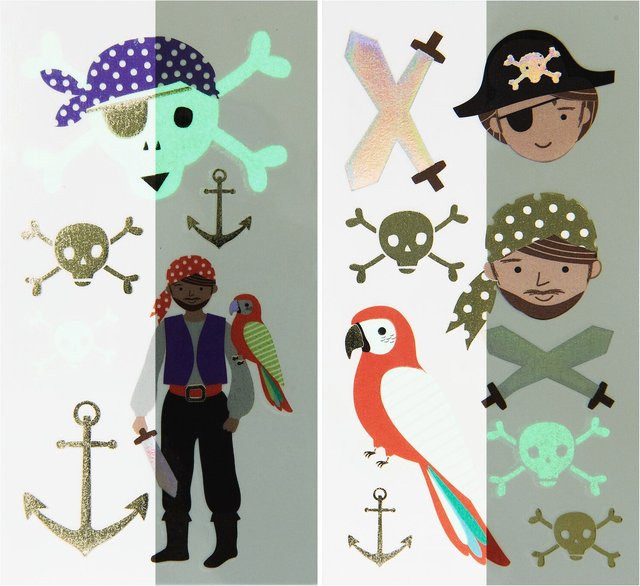 Rico Design Tattoos Piratenparty - Bild 1