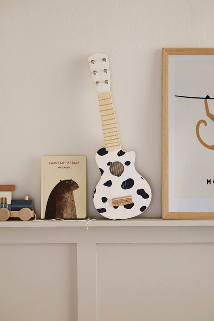 Kids Concept Gitarre, schwarz weiß, Holz, ab 3 Jahren - Bild 1