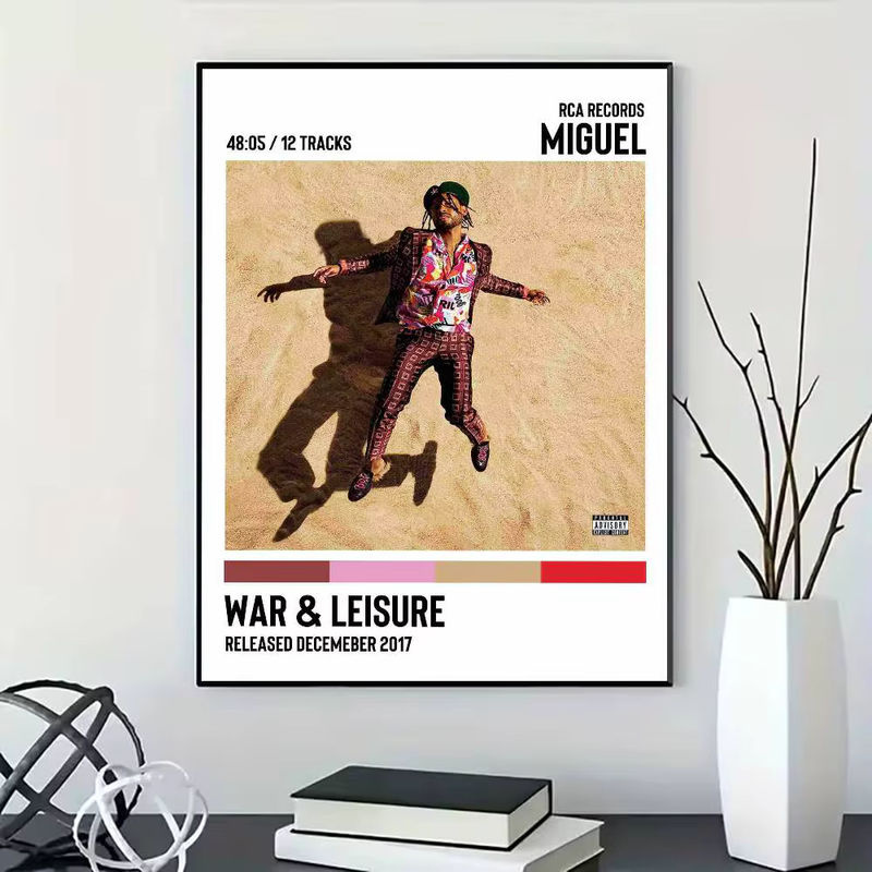 M-Miguel Rapper Porträt Poster mehrfarbig Hochformat B: 21 cm, H: 30 cm - Bild 5
