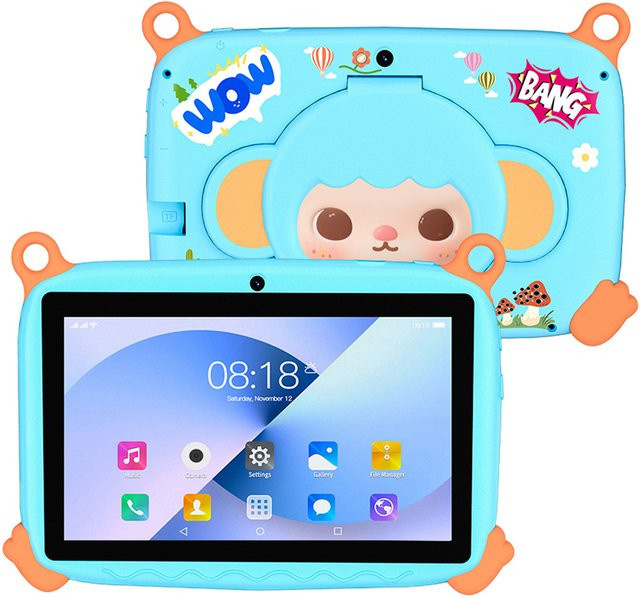 Kinder-Tablet mit 7 Zoll Display, 5G, 4GB RAM, 64GB ROM, Android 13.0 und 4000mAh Akku in Purple - Bild 1