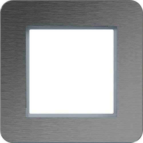 Hager Rahmen WAD9120ES aus Edelstahl in Silber matt - Bild 1
