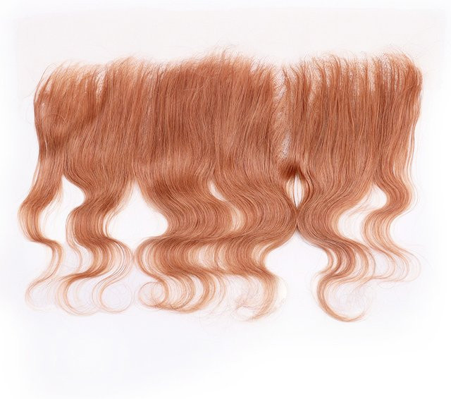htonicca Lace Frontal Body Wave, 6 Zoll, Braunes Remy-Echthaar - Bild 1