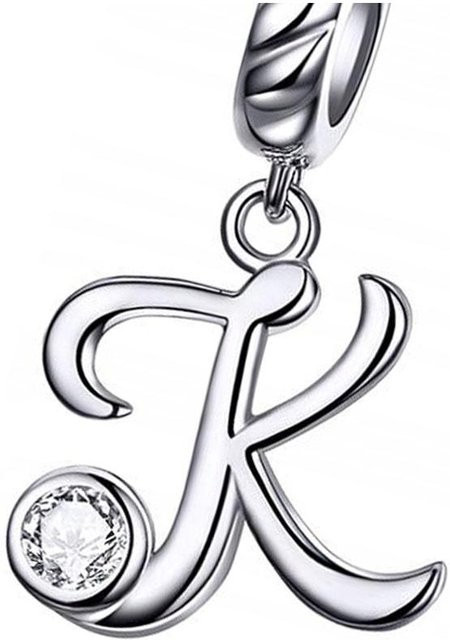 Pandora Anhänger Buchstabe K, 925 Silber, Damen - Bild 1