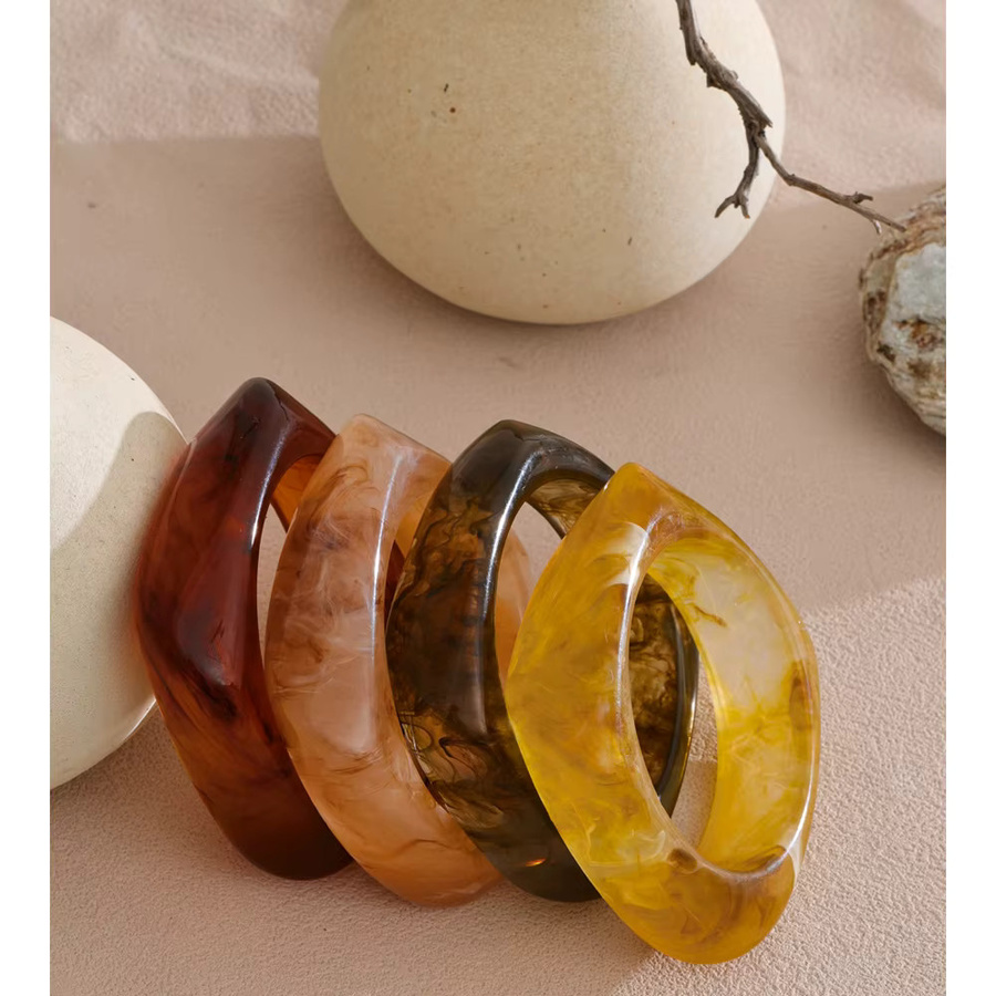 Yhpup Armband Kunstharz, Bernstein - Bild 2