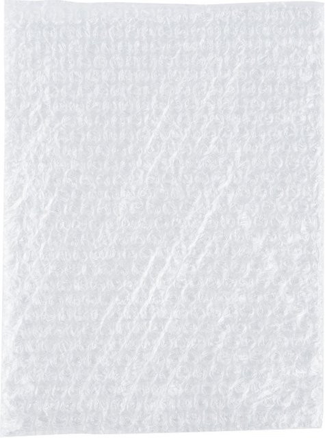 100 Stück selbstklebende Luftpolstertaschen aus Kunststoff, transparente Luftpolster-Wickelbeutel für Versand und Verpackung, B: 10 cm, H: 8 cm - Bild 1